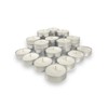 Metro Tea Lights White Unscented - Pack of 36 Large