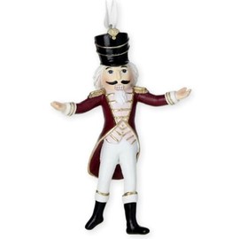 The Bridge Collection 4.5" Royal Court Nutcracker Ornament - Elegant Ballet King Christmas Tree Decoration