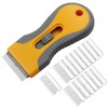 Ceramic Hob Scraper, 1 Piece Stove Scraper with 15 Blades