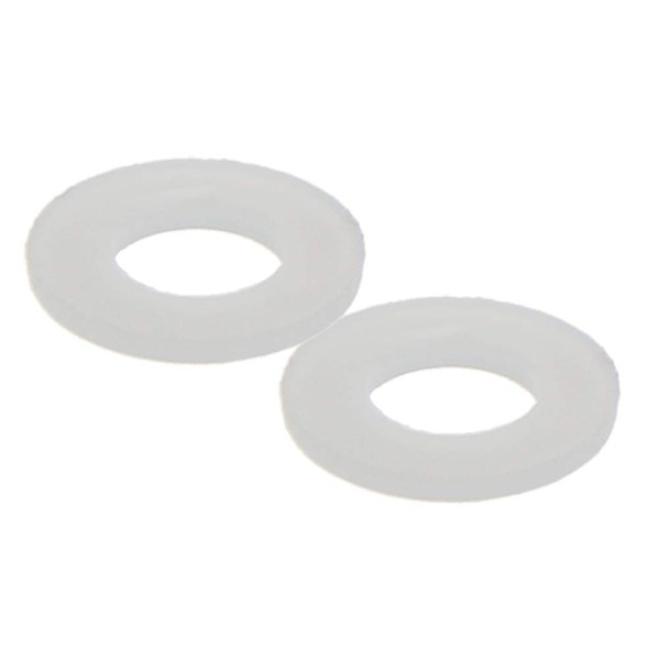 Yinpecly M5 Nylon Flat Insulating Washers 0.20"x0.39"x0.04" (IDxODxT) Insulation Gasket