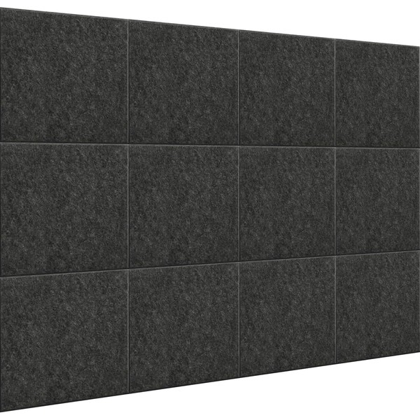 Gute Large Cork Board Alternative, 12 Pcs Felt Wall Tiles