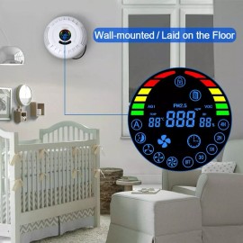 Webetop Air Purifier 6-in-1 True HEPA HESA Filter Wall-Mounted for Large Room 32