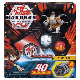 Bakugan, Battle Brawlers Starter Set Transforming Creatures, Aurelus Nobilious, for Ages 6 and Up, Multicolor