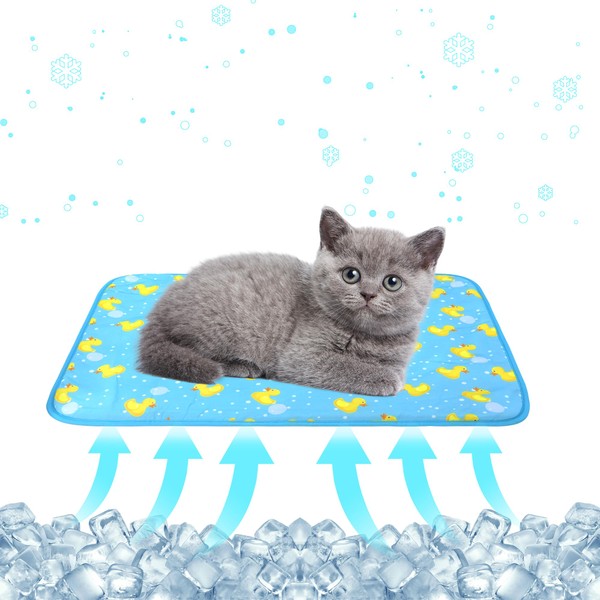 DELIFUR Cat Cooling Mat- Pet Cooling Mat Outdoor for Dogs