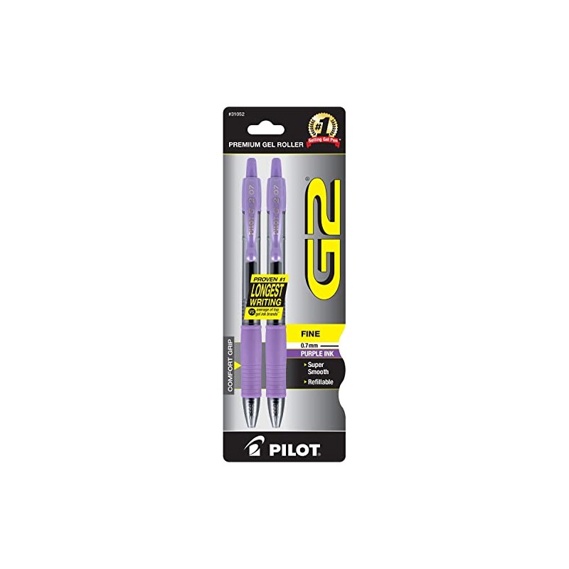 Pilot, G2 Premium Gel Roller Pens, Fine Point 0.7 mm,
