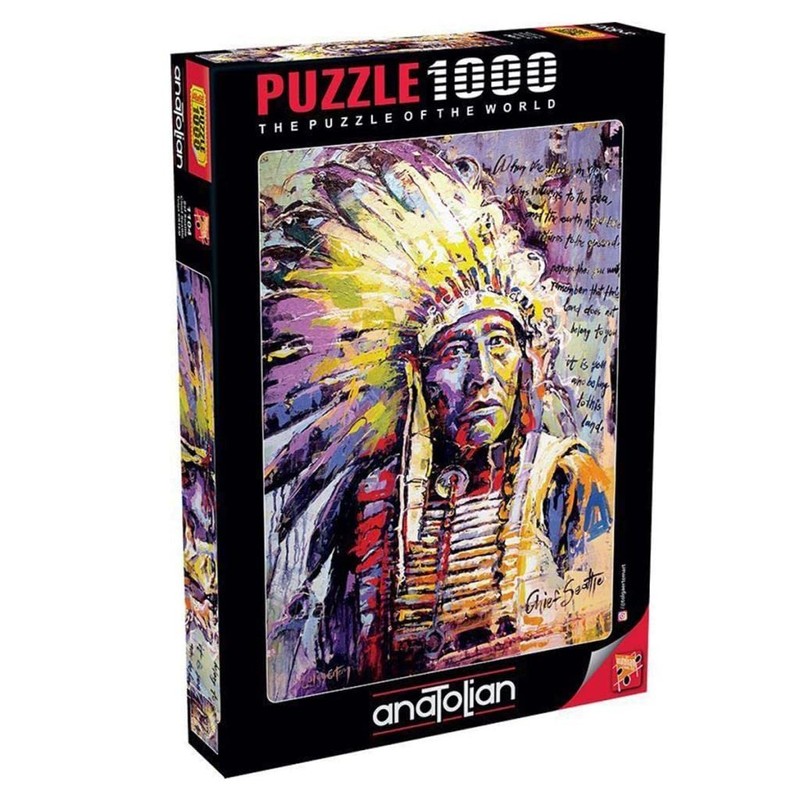Anatolian Puzzle - Chief Seattle - Puzzle de 1000 Piezas