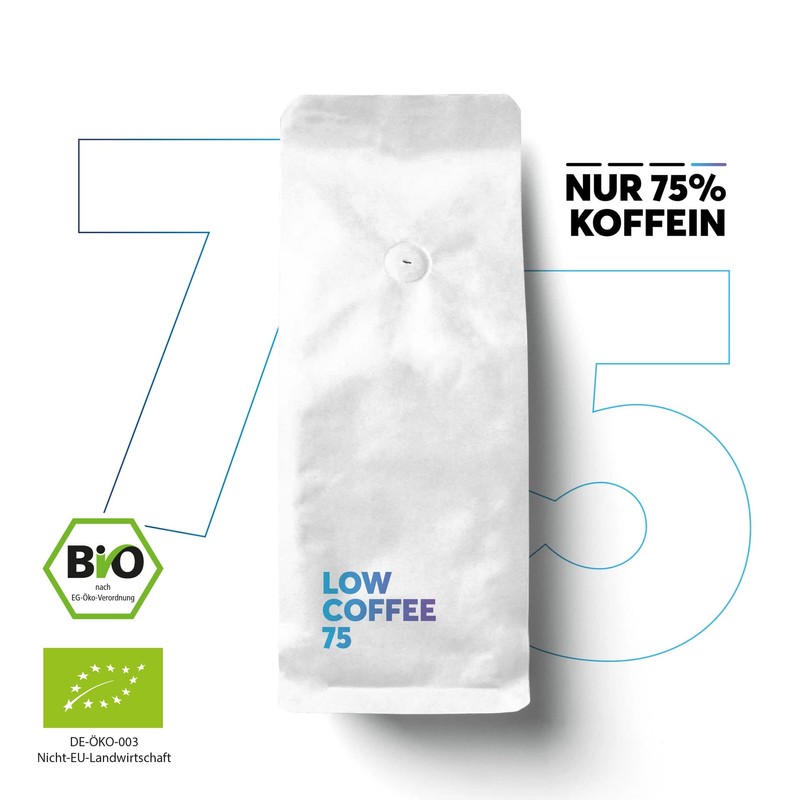 Low Coffee 75% Caffeine (Whole Bean, 250 g)