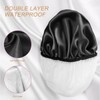 Aquior Shower Cap, Extra Large Shower Cap for Men, Satin