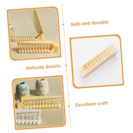 PACKOVE 3pcs Hair Brush Portable Double Headed Comb for Travel Static Brushes Ergonomic Design for Adults for Salon Home Use