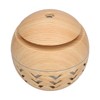 130ml Air Humidifier USB Aromatherapy Wood Grain Humidifier with 7