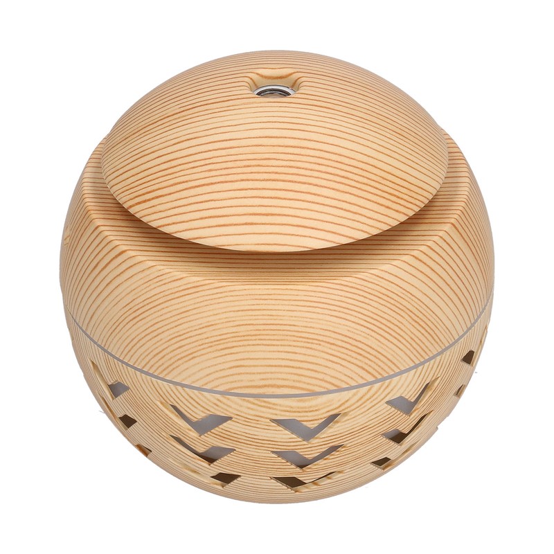 130ml Air Humidifier USB Aromatherapy Wood Grain Humidifier with 7