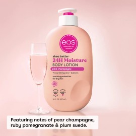 Eos New eos Shea Better Body Lotion - Pomegranate Raspberry, for Dry Skin, 16 fl oz