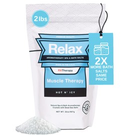 Relax Spa & Bath, Epsom & Dead Sea Salts, Aromatherapy Bath Salts for Hot Tub, Bath, or Spa, Infused with Magnesium, Muscle Therapy