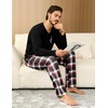 Uniexcosm Mens Pyjamas Set, Pjs for Men Sets Long Sleeve