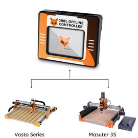 FoxAlien CNC Offline Controller, Offline Control Module with Touchscreen LCD GRBL Control for FoxAlien Masuter 3S, Vasto, Vasto XL, Vasto XXL CNC Milling Machines