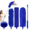 5 en 1 Kit de plumeros, plumeros para limpieza (azul)