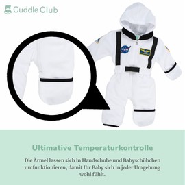 Cuddle Club Fleece Baby Bodysuit / Romper for Newborn to 4 Years - Baby Clothing / Children's Pyjamas / Winter Jacket - Gift for Birth -
