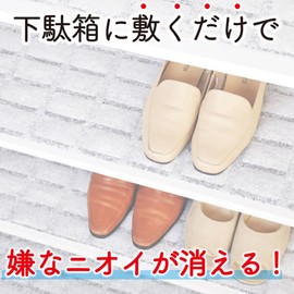 Foral Strong Semia Deodorizing Sheet & B Type Silica Gel Dehumidifier, Made in Japan, New Reusable and Economical (With Notification Sensor), Set of 2