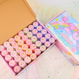 120 Pack Cloud Slime Kit, Mini Bulk Slimes for Kids, Soft and Non-Sticky, Rainbow Box, Slime Party Favors, Goodie Bag Stuffer,Classroom Exchange Prizes, Stress Relief Toys for Girls Boys