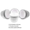 Gifbera Silver Foil Jumbo Cupcake Liners Metallic Muffin Baking Cups,