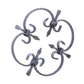 UHRIG Wrought iron decorative element for window grille, filling element on railing, fence, gate etc.