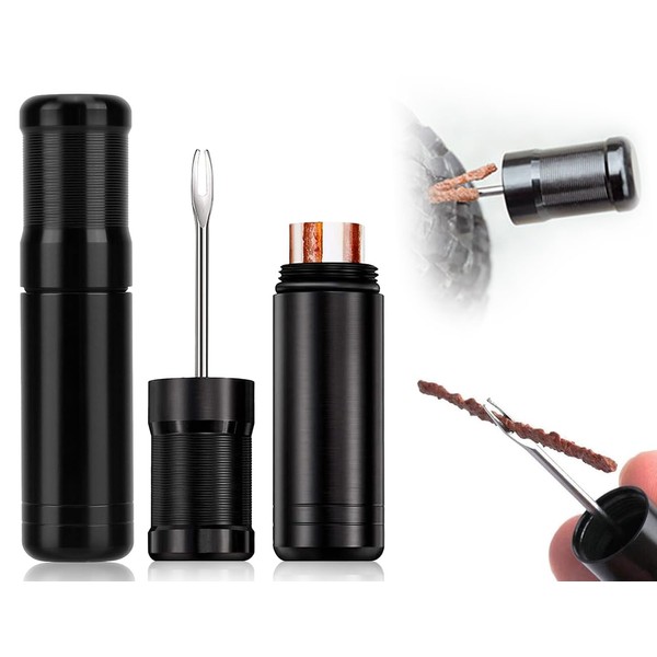 KAPSING Tubeless Bicycle Tyre Repair Kit, Bicycle Tyre Puncture Set