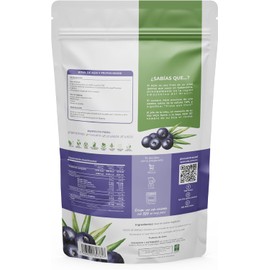TGB SUPERFOODS | Açaí Berry en Polvo Orgánico | 100% Puro | Superalimento Natural, Vegano y Gluten Free | Aporte de Vitaminas y Minerales | Promueve la Energía y una Mejor Digestión | Contenido 500 g