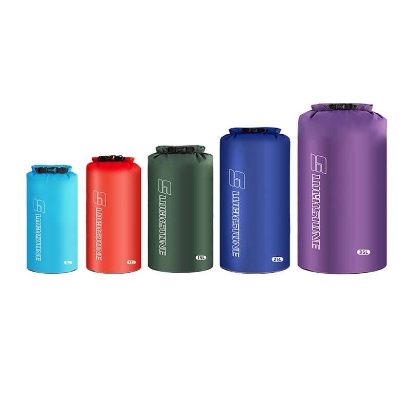 Dry Sack 3-Pack/5-Pack, Lightweight Dry Bags, Waterproof Roll Top Dry