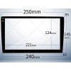 Mica Protector Pantalla Estereo Android Chino