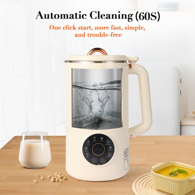 VUNVOOKER 8 in 1 Multi Functional Nut Milk Maker Machine,