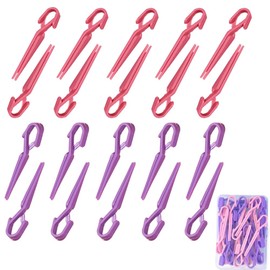 DACAIFH Nail Clips, 20 Pcs Finger Manicure Protector, Multi-Function Nail Accessories Nail Protector Cute Manicure Art Professional Nail Clipper Protection Multi-Function Beautiful Compact Pink +