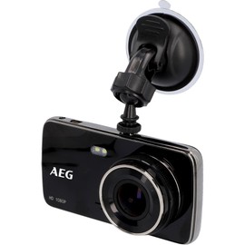 AEG Dashcam DC 2, Auto-Kamera, Rückfahrkamera, mit IPS/WDR 4'' Display, Full HD, Split-Screen Modus, Spurhalte- und Abstandsassistent, Loop-Zyklus und Nachtsicht