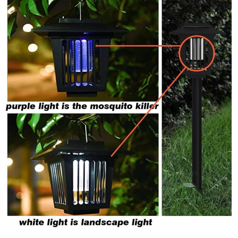 Pinnacle Brands LLC 6PK Bug Zapper Pro, Solar Powered Outdoor