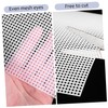 jojofuny 6pcs Plastic Mesh Canvas Sheets for DIY Crafts Clear