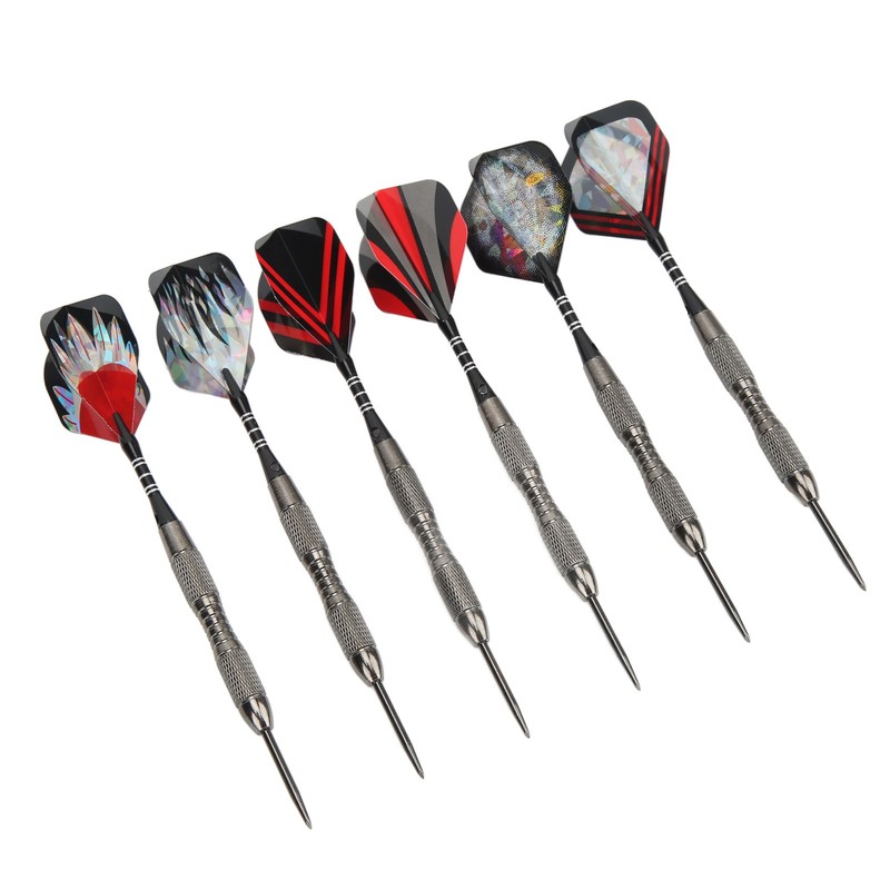 12Pcs Dart Set Stainless Steel Tip Anti Fall Competitive Entertaining