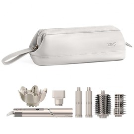 Linpr Travel Storage Bag for Dyson Airwrap/Shark Flexstyle Complete Styler and Attachments, Portable Handheld Travel Case, Waterproof Hair Dryer Carrying Case, Organizer Bag with Large Opening (Grey)