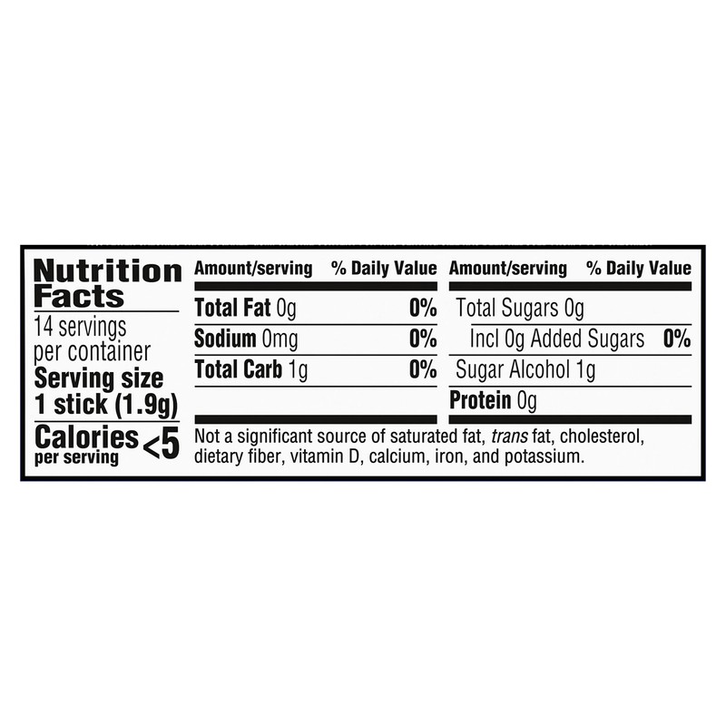 Trident Perfect Peppermint Sugar-Free Chewing Gum, 12 Packs of 14