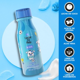 LECHE PAL PELO KIDS SHAMPOO + ACONDICIONADOR NIÑO 250ML/8.4OZ