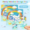 Zeoddler Wooden Puzzles for Toddlers, 8 Pack Vehicle Jigsaw Puzzles