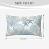Nautical Coastal Throw Pillow Covers 12x20 Set of 2, Beach