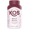 KOS Organic Beetroot Capsules 1500mg - USDA Organic, Antioxidant Power