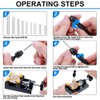 37Pcs Hand Drill Set Include Pin Vise Hand Drill, 0.3-1.2mm