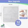 Wire Dishwashing Rag, Double Layer Metal Cloth, 12 Pack