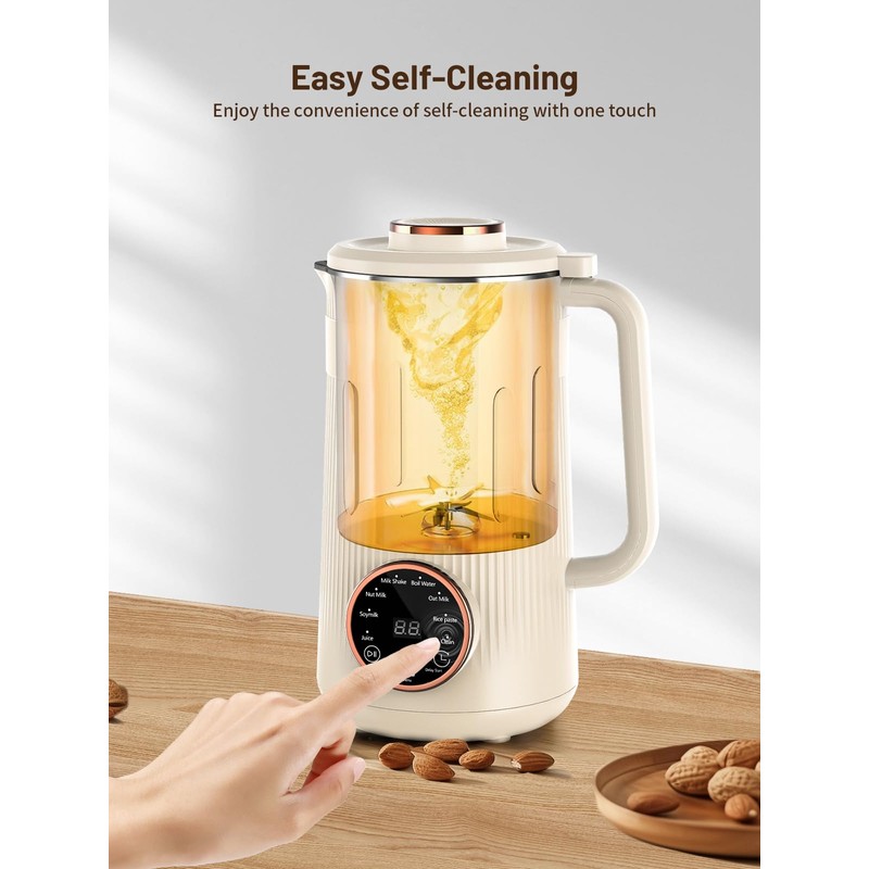 Nut Milk Maker Machine, 35oz Homemade Soy, Almond, Oat, Coconut,