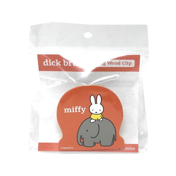 Miffy Big Wood Clip (Miffy Tozo) DB601D