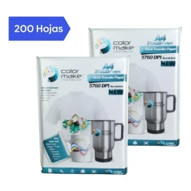 Papel Para Sublimación Sublimar A4 Color Make 200 Hojas 90 G                                                                                          