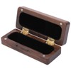 Solid Wood Mouthpiece Case Box Portable Storage for Sax Musical