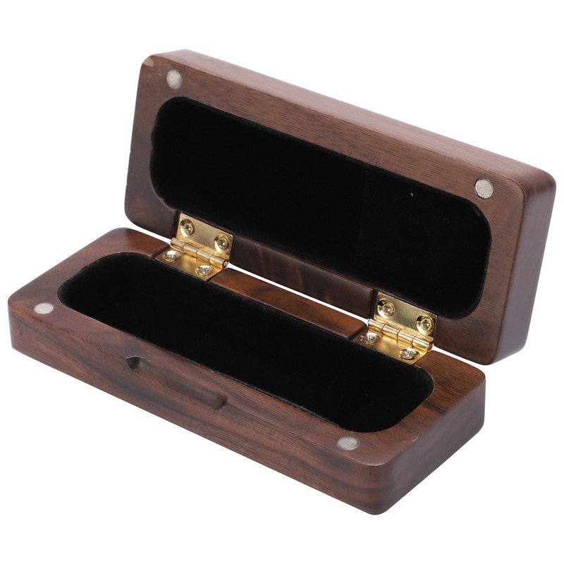 Solid Wood Mouthpiece Case Box Portable Storage for Sax Musical