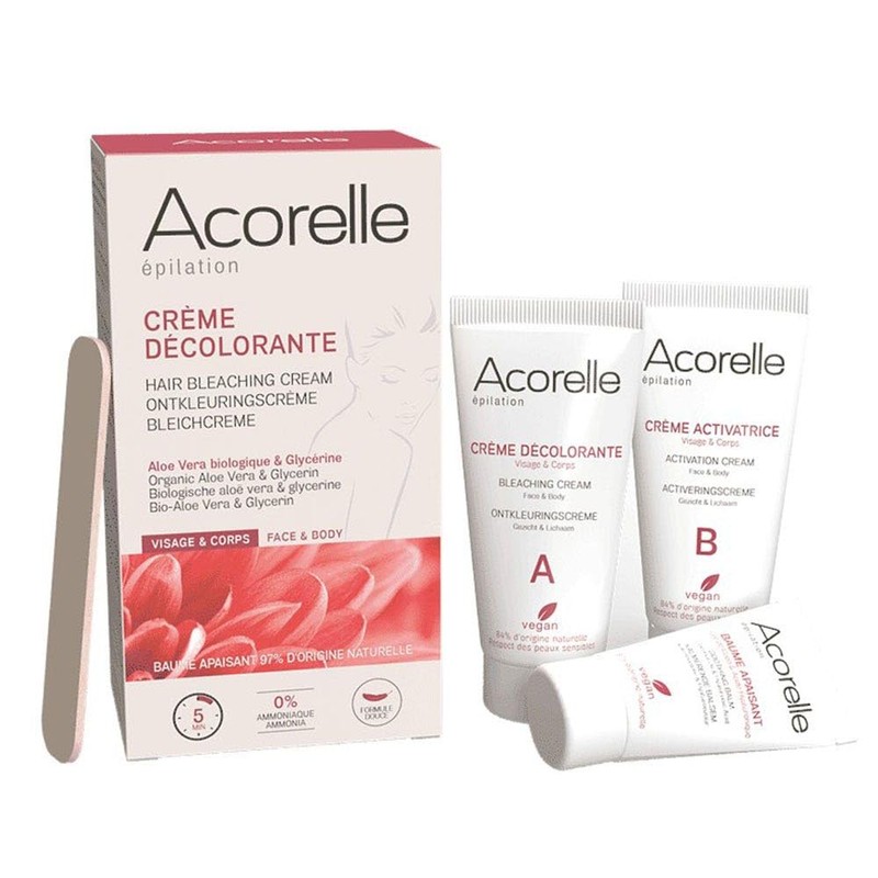 ACORELLE Bleichcreme, Gesicht und Körper, 2x30ml