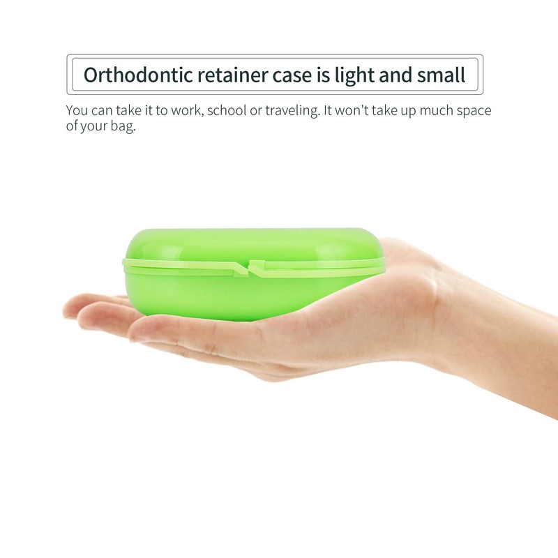 Annhua Denture Holder Retainer Case for Orthodontic Mouthpiece, Clear Aligner